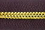 Buy cheap Long Chain 5# 8# Auto Lock Close End Open End Nylon Tape Gold Teeth zip Zipper from wholesalers