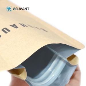 Buy cheap Resealable Kraft Paper Flat Bottom Mylar Coffee Bags from wholesalers