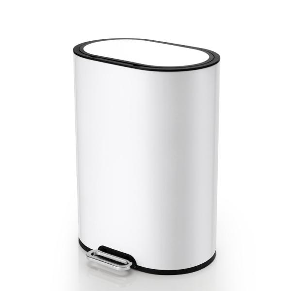 Buy cheap Oval 6L Mini Stainless Steel Trash Can With Foot Petal from wholesalers