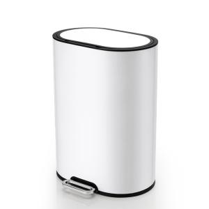Buy cheap Oval 6L Mini Stainless Steel Trash Can With Foot Petal from wholesalers