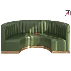 Buy cheap Waterproof 1.5cbm Upholstered Circle Booth Seating Stainless Steel Base from wholesalers