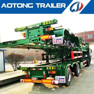 Buy cheap 40-80 Tons Skeletal Semi Trailer 1x40ft 2x20ft from wholesalers