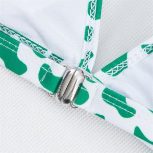 Triangle Halter Top With Low Waist T-back Bikini Set