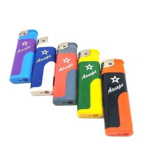 Dy-5820 Unique Cigarette Electronic Gas Lighter With LED Customized