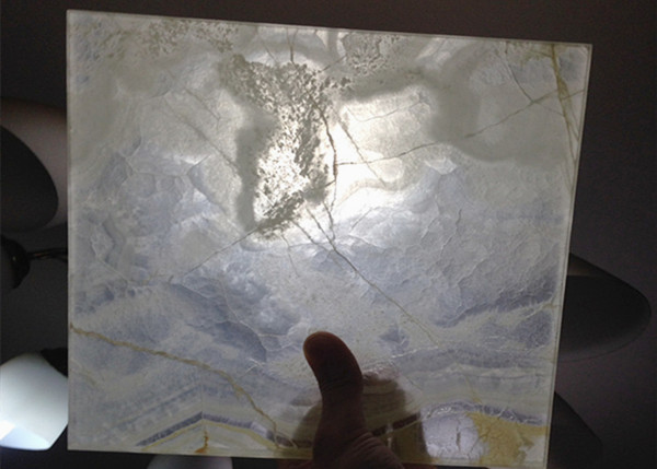 Buy cheap SGS Bacstone Glass Panel With 1-2mm Thin Natural Stone from wholesalers