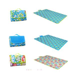 Buy cheap Personalized Family Picnic Blanket , PVC Backing Waterproof Beach Mat from wholesalers