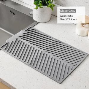 Silicone Drain Pad Multi-Functional Kitchen Silicone Drain Pad