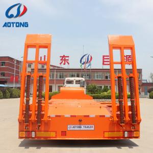 Buy cheap 60 Tonne Cometto Low Boy Semi-Trailer for Indonesia's Construction Industry from wholesalers