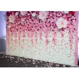 Buy cheap Hydrangea Cherry Blosson Artificial Flower Wall Fake Flower Wall Panels from wholesalers