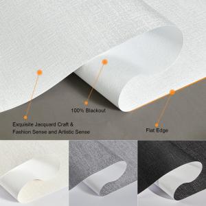 100% Blackout Cordless Polyester Roller Window Shades Blinds For Windows Shades
