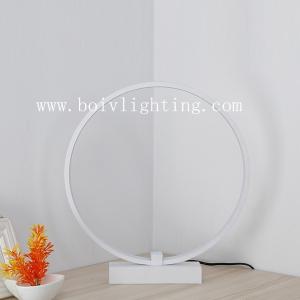 Buy cheap Cool Acrylic Aluminum Book Room Or Bedroom Wihte Ruond  LED Table Lamp from wholesalers