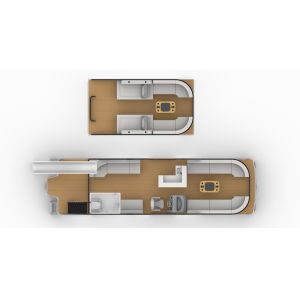 Buy cheap Double Decker Pontoon Boat with Trailer Included, Motor, and Plush Seating for Ultimate Comfort from wholesalers