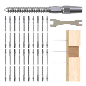 Buy cheap Adjustable 1/8 Inch Wire Rope Tensioner with Left and Right Hand Threaded Lag Screws for Indoor and Outdoor Cable Railing Kit from wholesalers