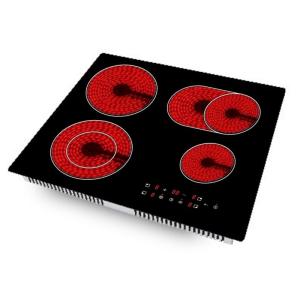 Buy cheap Stainless Steel 7200w Oval Zone Ceramic Hob Child Lock Safety from wholesalers