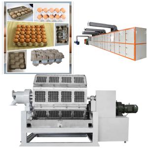 Buy cheap Various Model Paper Egg Tray Machine Paper Pulp Molding Machine Customized Molds from wholesalers