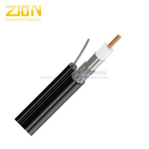 China Low Loss 75 0HM RG11 Shielding Aluminum braid wire 60% coverage PE Messenger Coaxial Cable RG11 on sale