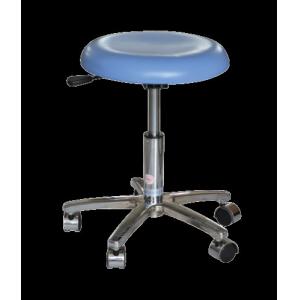 Buy cheap blue stainless steel medical stools with locking wheels φ380x430/530mm from wholesalers