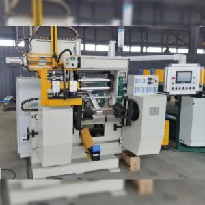 Buy cheap Two Chucks Automatic Reactor Copper Foil Winding Machine Two Servo Motors Driven from wholesalers