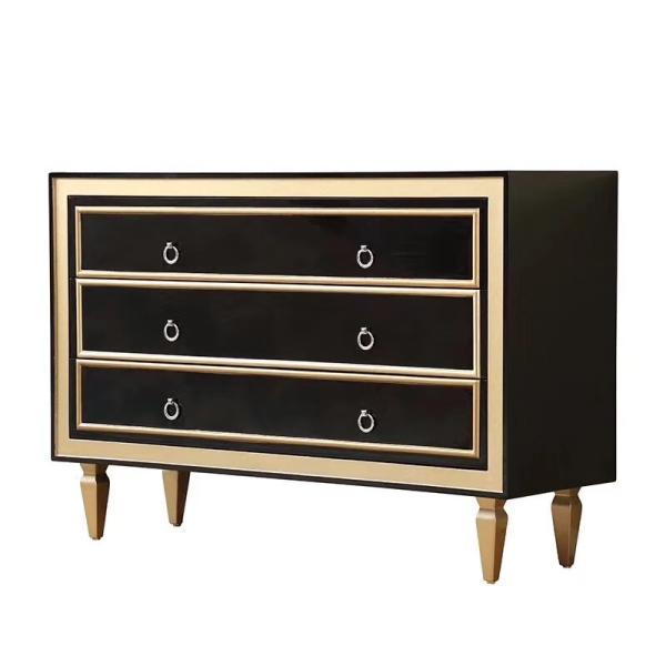 Quality ISO9001 Antique Painted Wooden Cabinets With Drawers for sale