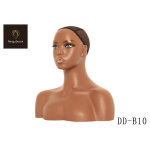 Buy cheap 42cm Height Female Mannequin Head With Shoulders Long Lasting from wholesalers