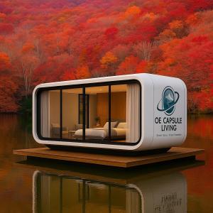 Prefabricated 40 Fthotel Modular Steel Space Capsule House Mobile Container
