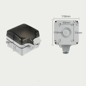 Wall Mounted Power Outlet Socket Outdoor Charging Poles Plastic Switch Box IP66