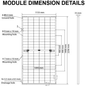 Buy cheap 525WP 530WP 535WP 540WP 545WP monocrystalline PV module popular solar panels from wholesalers
