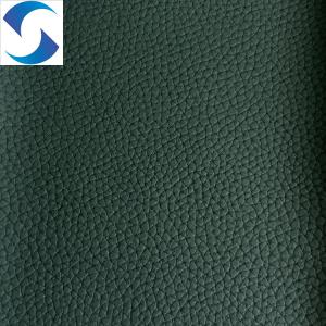 Artificial PVC Leather Fabric 100% Polyester mercerized velvet Backing Technics