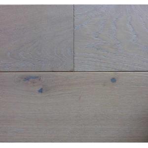 Buy cheap white stained oak engineered wood flooring with brush finishing from wholesalers