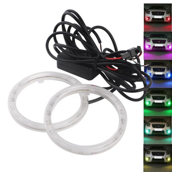 Buy cheap RGB Auto Colorful LED Halo Rings For Headlights , 95mm Angel Eyes LED Lights from wholesalers