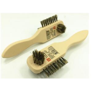 Buy cheap Natural Pig Hair Brush Wood Handle / Home Shoe Cleaning Brush product