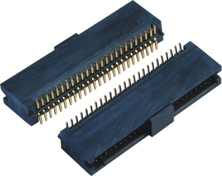 Buy cheap Double Low 44-60 Pins , 10 Pin Header SMT Female Pin Headers With Cap LCP Plastic from wholesalers