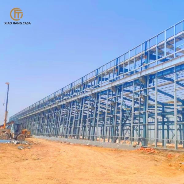 Metal Building Steel Structure Warehouse - Prefab Steel Frame Construction with
