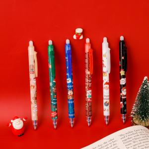 Buy cheap Christmas Design Erasable Gel Pen with Magic Eraser Function for Smooth Writing and Refillable Ink from wholesalers