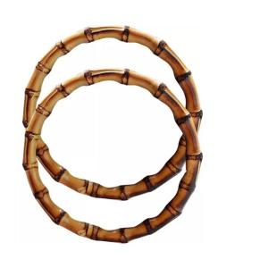 Buy cheap Round Purse Handles Bag Handle Replacements Handbag Decorative Purse Handle For Handmade Beach Bag Handbags Purse Handle from wholesalers