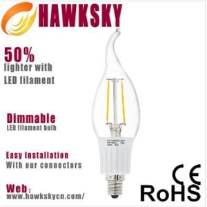 Buy cheap Glass Housing E14 Pull Tail Filament Led With 360 Degree from wholesalers