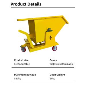 Buy cheap Heavy Duty Forklift Tipping Bin With Precision Tilt Mechanism from wholesalers