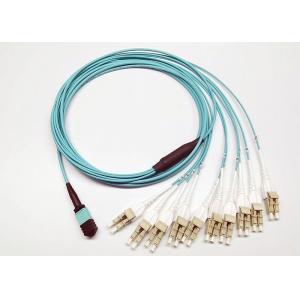 Buy cheap MPO To LC Duplex Uniboot MPO Fanout Cable 20 Core Multimode For QSFP Module from wholesalers