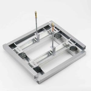 Buy cheap 60mm Width Gypsum Board Ceiling With Light Steel Galvanized Material from wholesalers