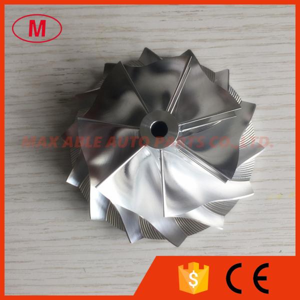 Buy cheap GT3084 61.33/82.00mm 7+7 blades high performance Turbocharger Billet/milling/aluminum 2024 compressor wheel from wholesalers