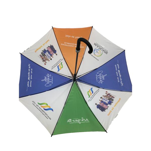 Buy cheap Windproof Compact Golf Umbrella with 8 Ribs 130cm Open Diameter and 96cm Closed Length for Golf Usage from wholesalers