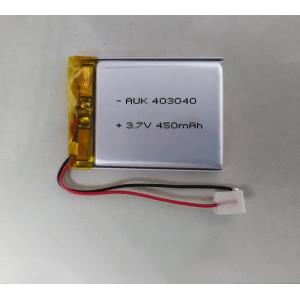 Buy cheap Custom 3.7v 450mah LiPo Battery Lithium Polymer 403040 Battery from wholesalers