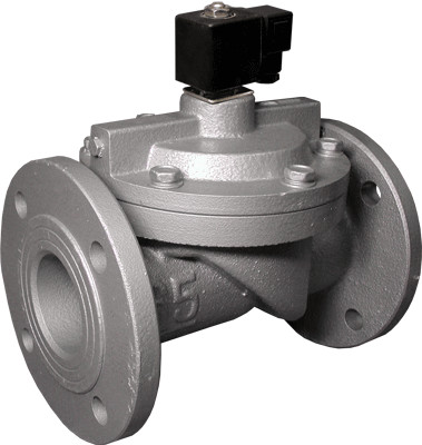 Quality 1.5" 2" 2.5"  DN100 Water Solenoid Valve Cast Iron Two Port Two Position Flanged for sale