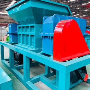220V 380V Voltage Double Shaft Shredder for Waste Car Bumper Scrap Thin Steel