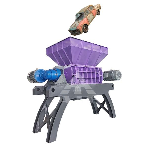 Buy cheap Car Bumper Metal Scrap Shredder Tyre Dual Shaft Shredder Machine from wholesalers