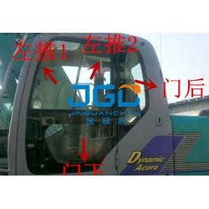 Buy cheap SK130 200 210 230 250-6/-6E Excavator Front And Rear Stop Door Skylight Laminated Glass from wholesalers