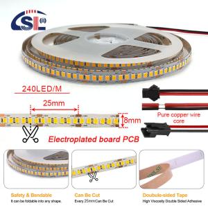 Buy cheap Hotel DC24V 8mm 240leds 4000K Neutral 20W/Meter Electroplate SMD 2835 Led Strip Light from wholesalers