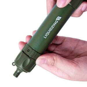 China Tactical Gear Water Filter Straw For Hiking 0.01um Camping Filter Straw on sale