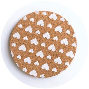 Buy cheap Dia4 Natural Cork Coasters Round Antitear from wholesalers