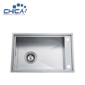 Buy cheap Retangular Bowl Shape SUS201 304 Stainless Steel Kitchen Sinks Handmade House Kitchen Sinks For House from wholesalers